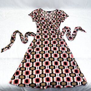 Vintage AB Studio Women's Wrap Dress Made In USA